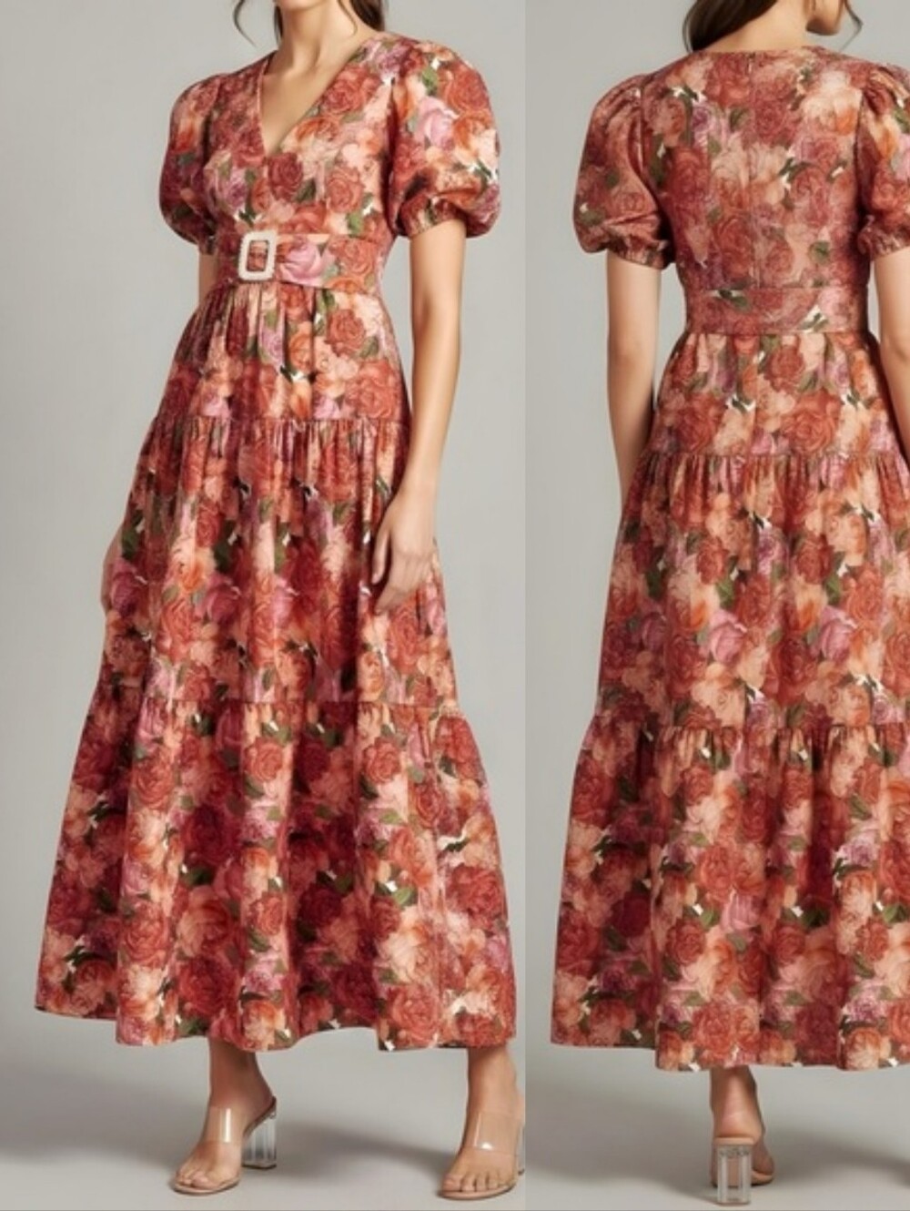 NWT Sachin & Babi Carina Belted Floral Dress - Picture 3 of 14